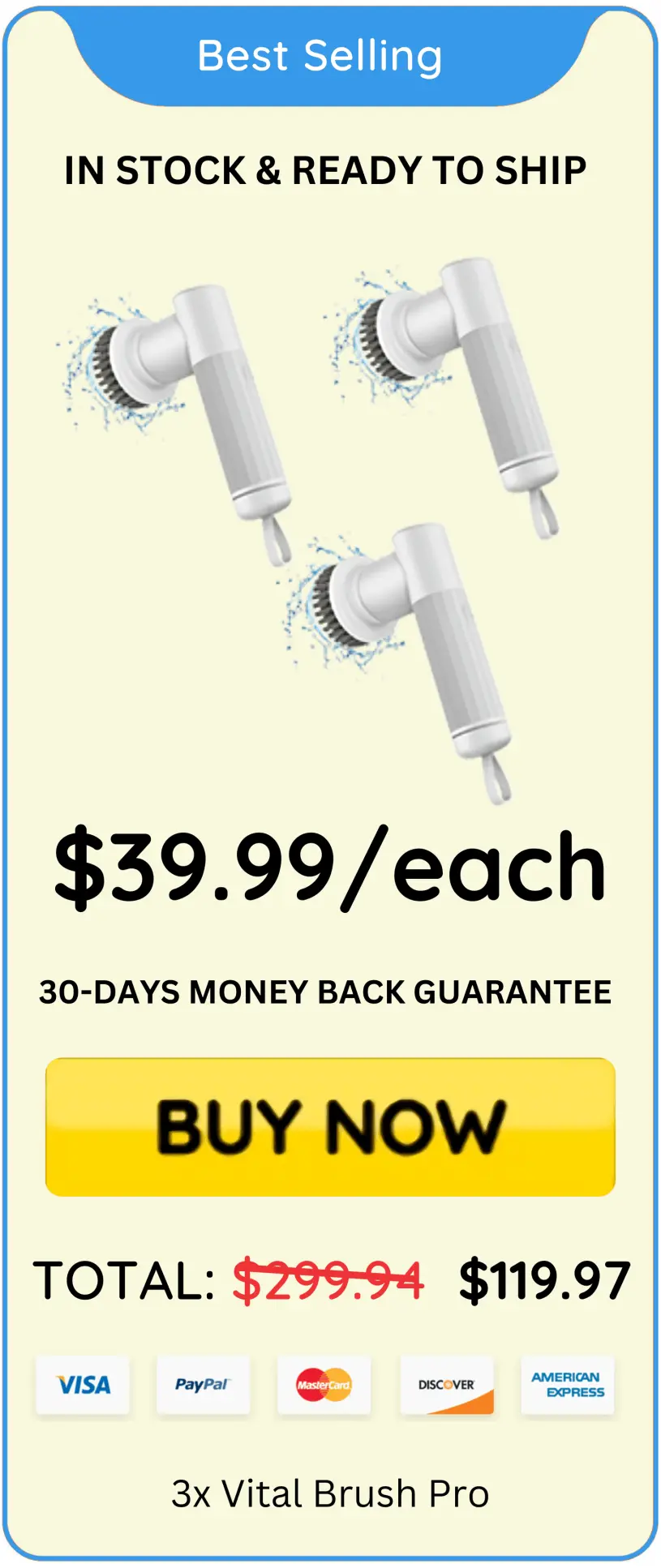 Vital Brush  best offer package price