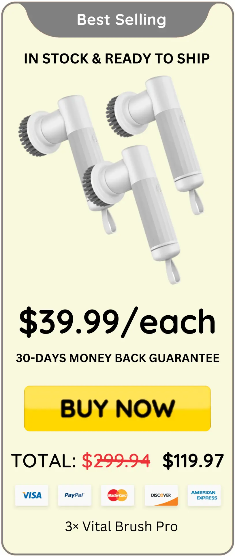Vital Brush Pro offer best price 