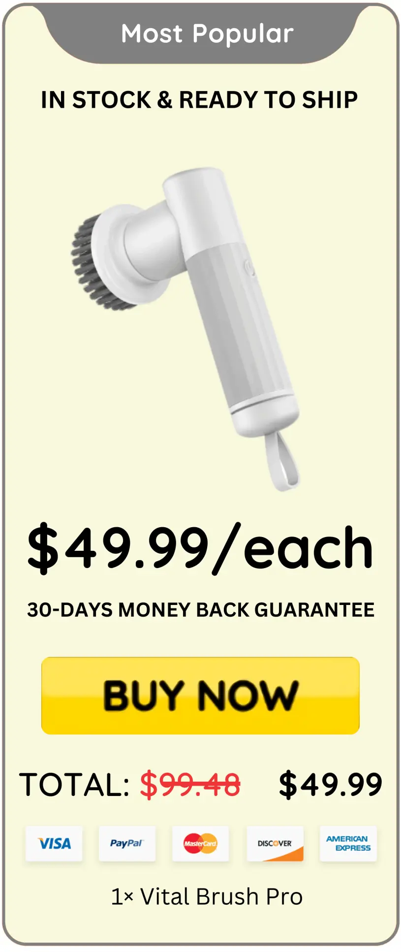 Vital Brush Pro price